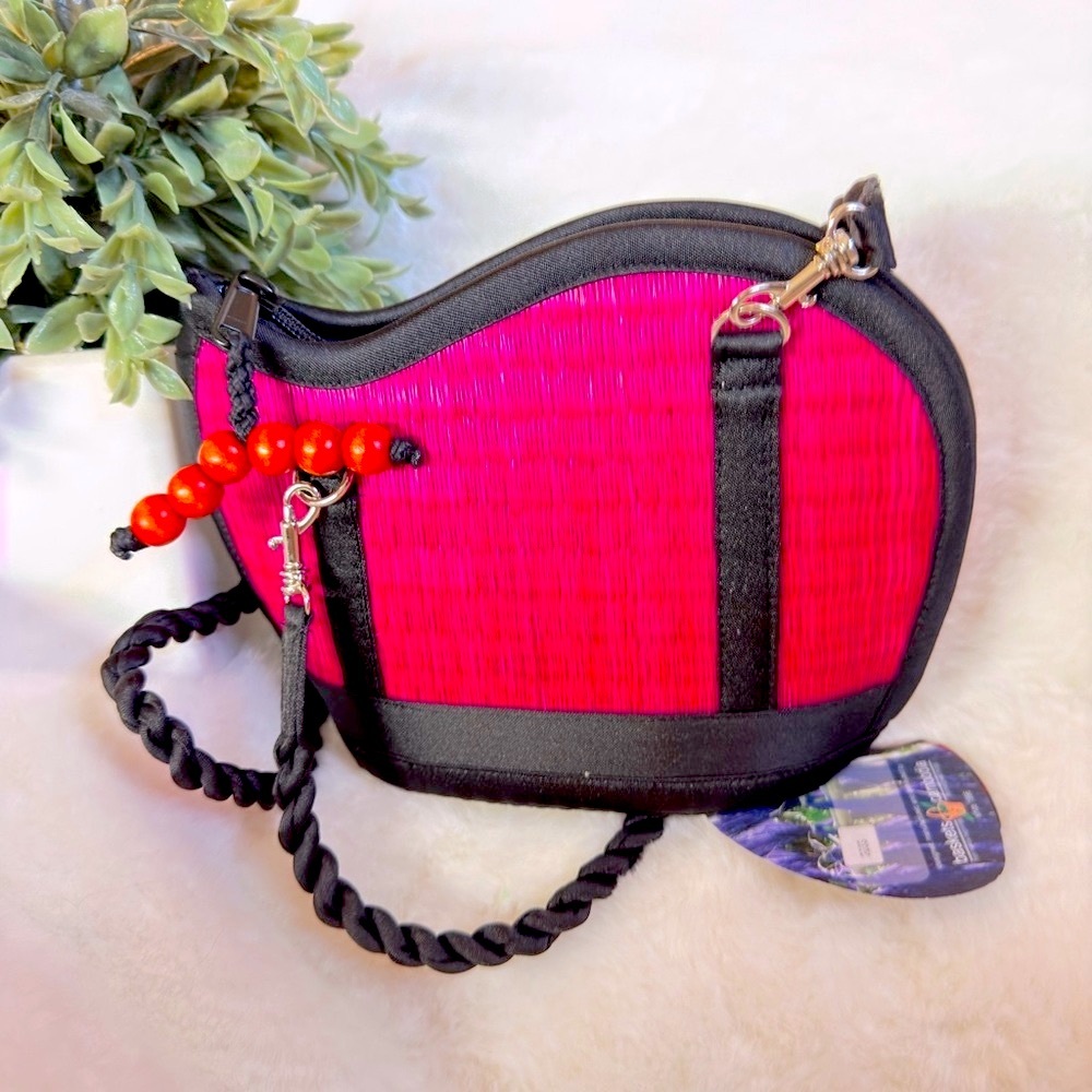 Lovely Saraye Basket For Cambodia Hot Pink Purse